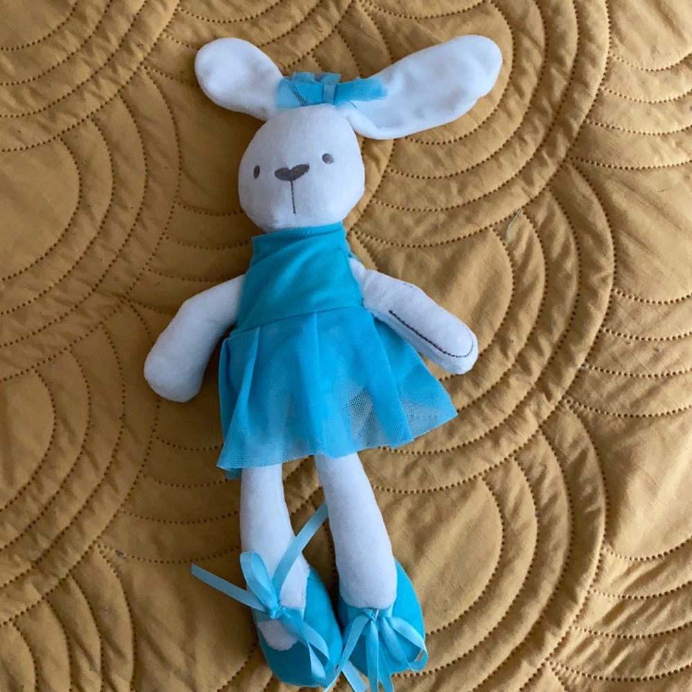 Floppy Ear Bunny Ballerina-Blue